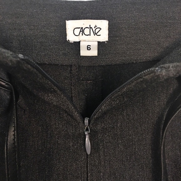 EUC Cache charcoal pants with removable belt - Picture 5 of 6